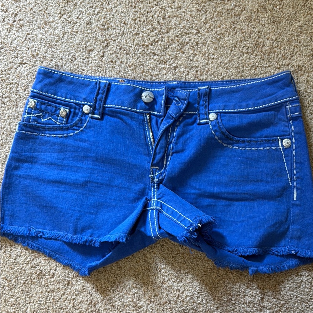 Blue Miss Me Denim Shorts